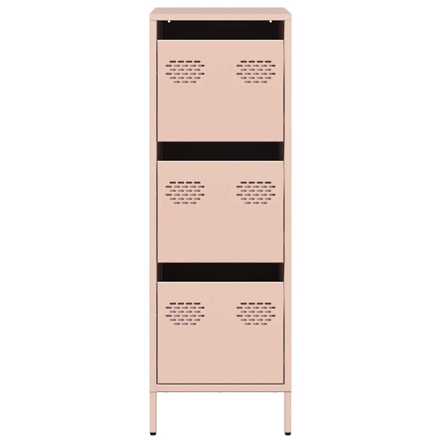 Hoge kast 39x35x103,5 cm staal zwart