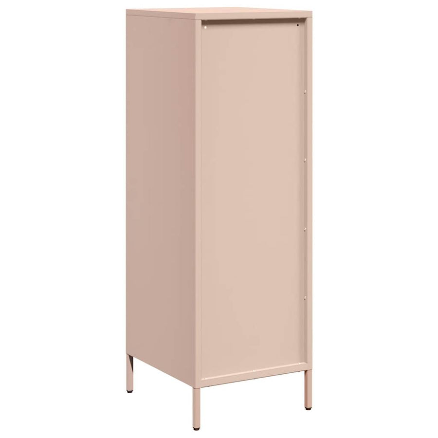 Hoge kast 39x35x103,5 cm staal zwart