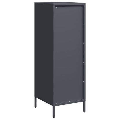 Hoge kast 39x35x103,5 cm staal antracietkleurig