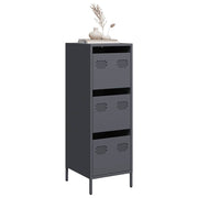 Hoge kast 39x35x103,5 cm staal antraciet