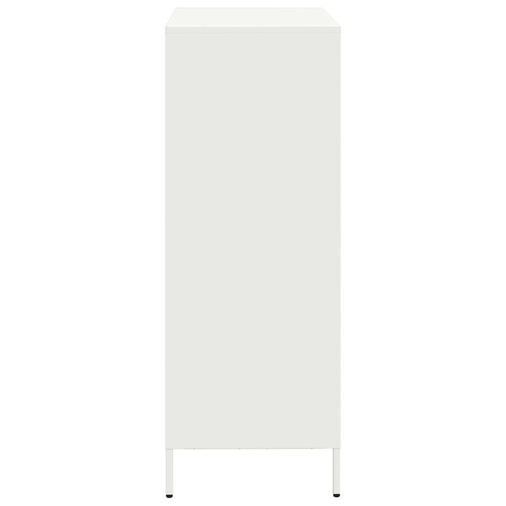 Hoge kast 39x35x103,5 cm staal zwart