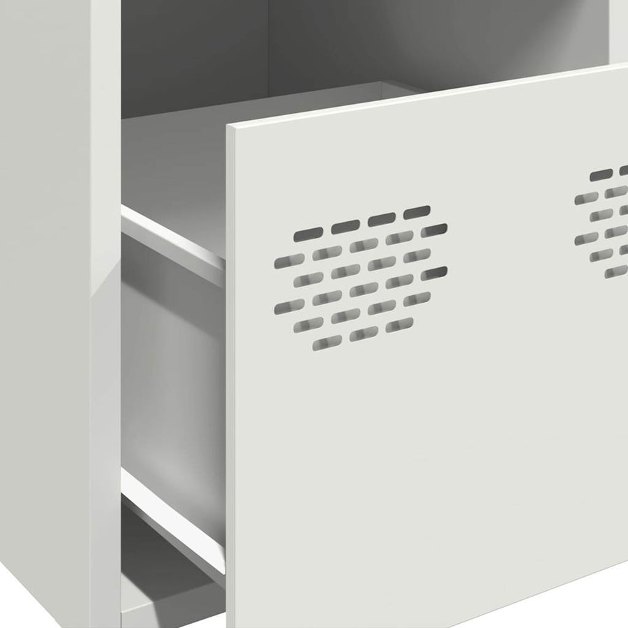 Hoge kast 39x35x103,5 cm staal zwart