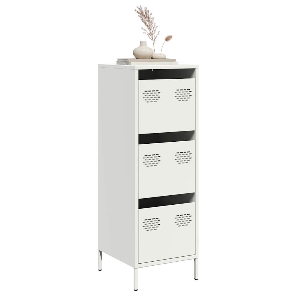 Hoge kast 39x35x103,5 cm staal zwart