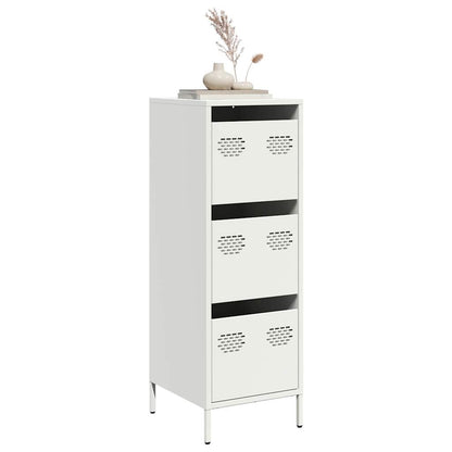 Hoge kast 39x35x103,5 cm staal zwart