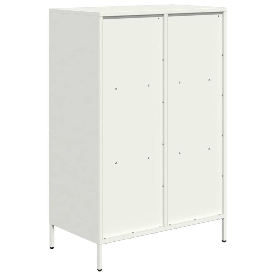 Hoge kast 68x39x103,5 cm staal wit
