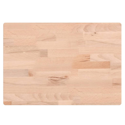 Badkamer wandschap staal en massief beukenhout