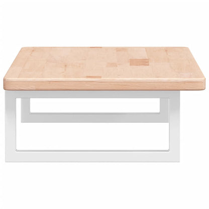 Badkamer wandschap staal en massief eikenhout