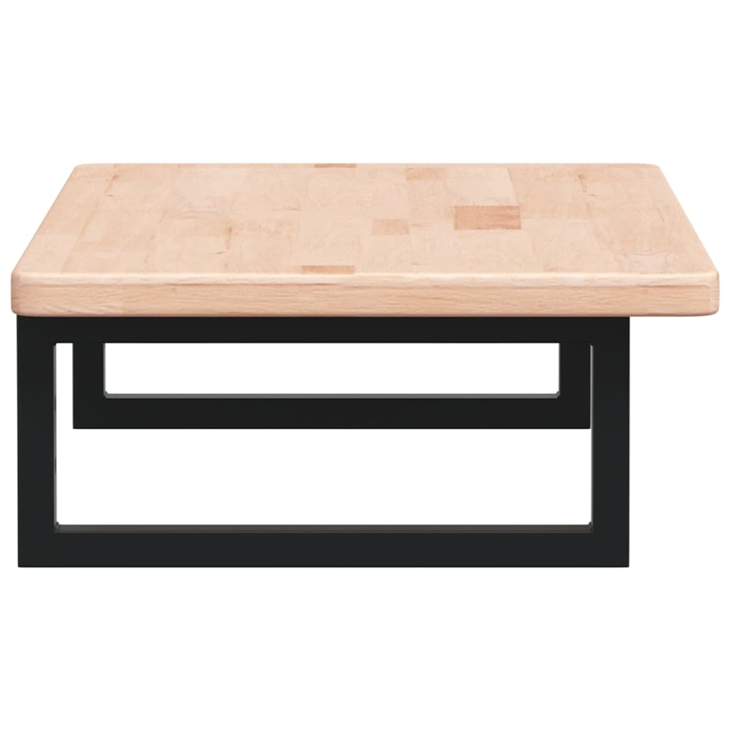 Badkamer wandschap staal en massief eikenhout