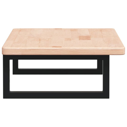 Badkamer wandschap staal en massief eikenhout