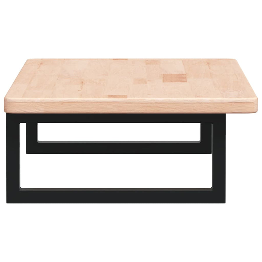 Badkamer wandschap staal en massief eikenhout