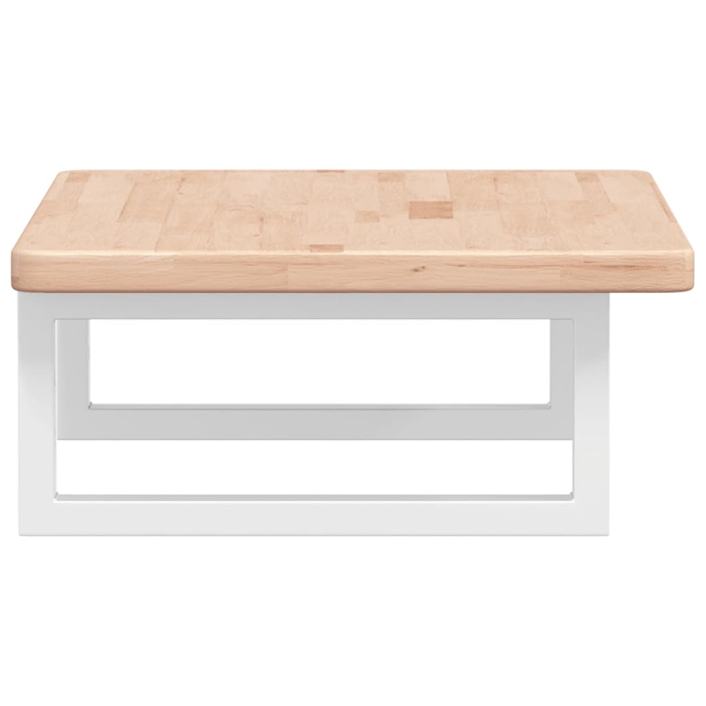 Badkamer wandschap staal en massief eikenhout