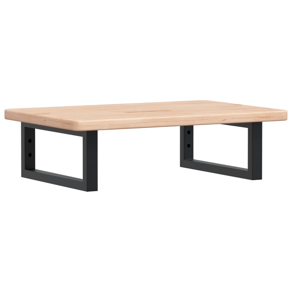 Badkamer wandschap staal en massief eikenhout