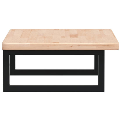 Badkamer wandschap staal en massief eikenhout