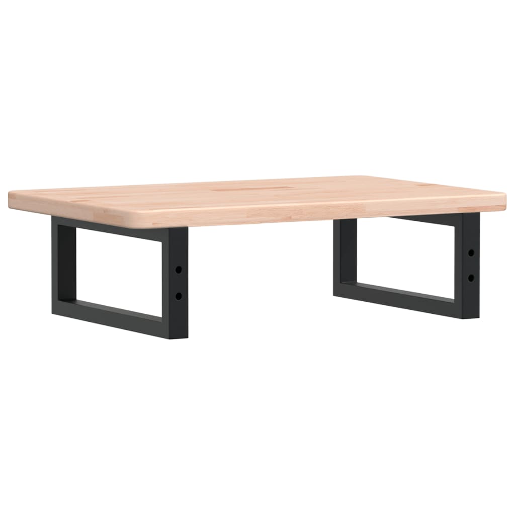 Badkamer wandschap staal en massief eikenhout