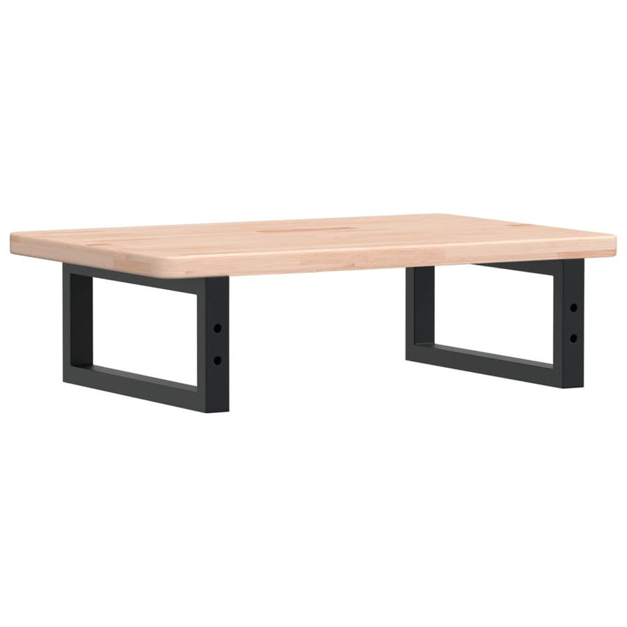 Badkamer wandschap staal en massief eikenhout