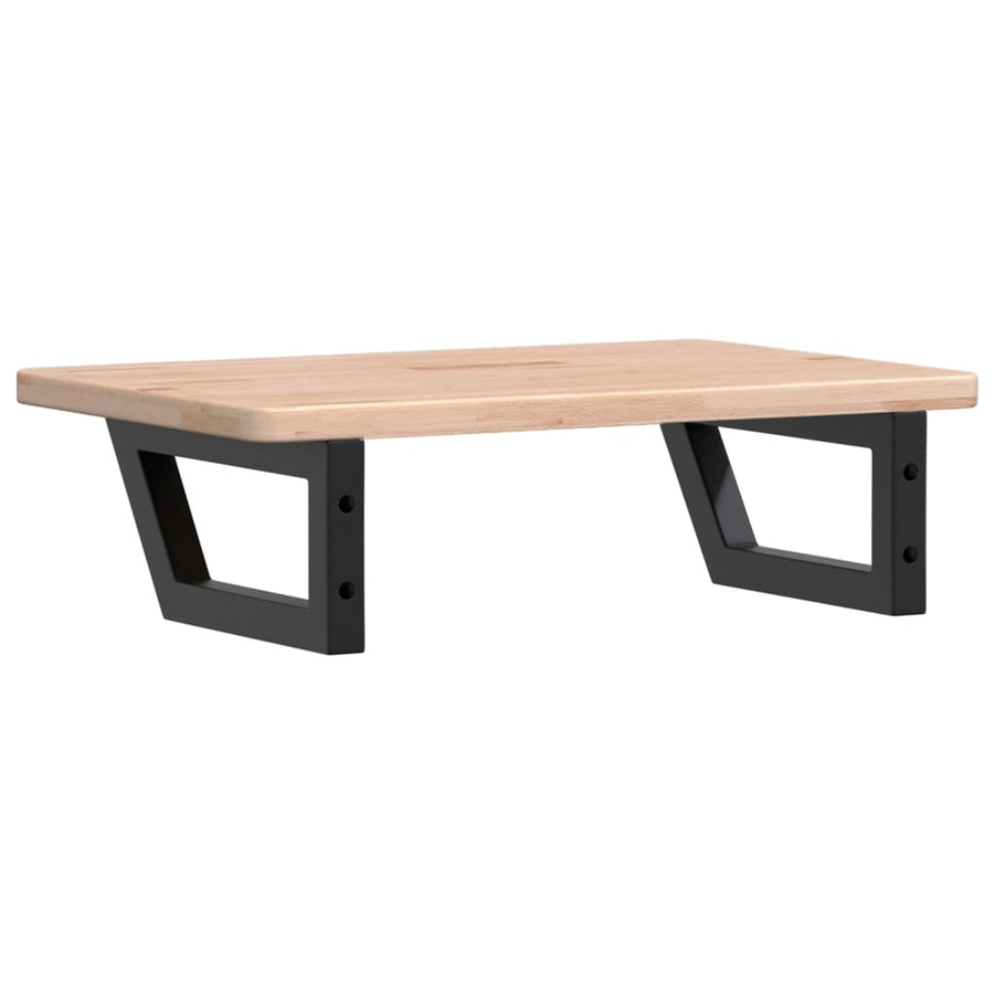 Badkamer wandschap staal en massief eikenhout