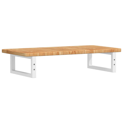 Badkamer wandschap staal en massief eikenhout