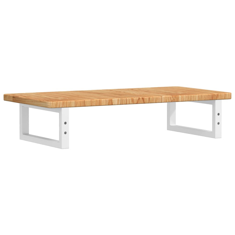 Badkamer wandschap staal en massief eikenhout