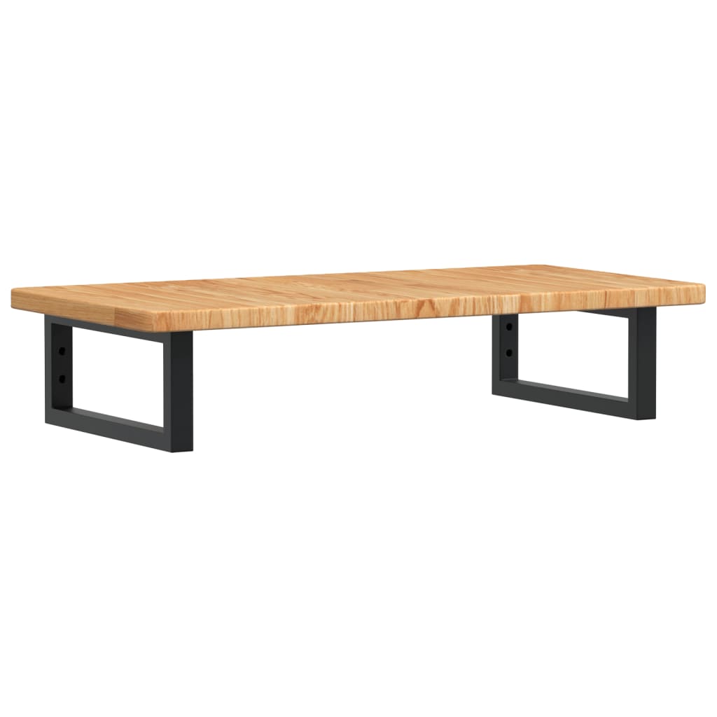 Badkamer wandschap staal en massief eikenhout