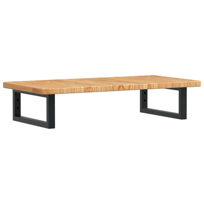 Badkamer wandschap staal en massief eikenhout