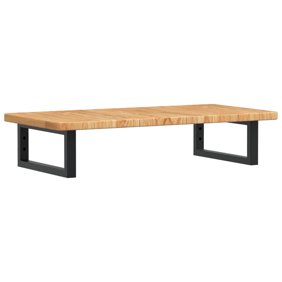 Badkamer wandschap staal en massief eikenhout
