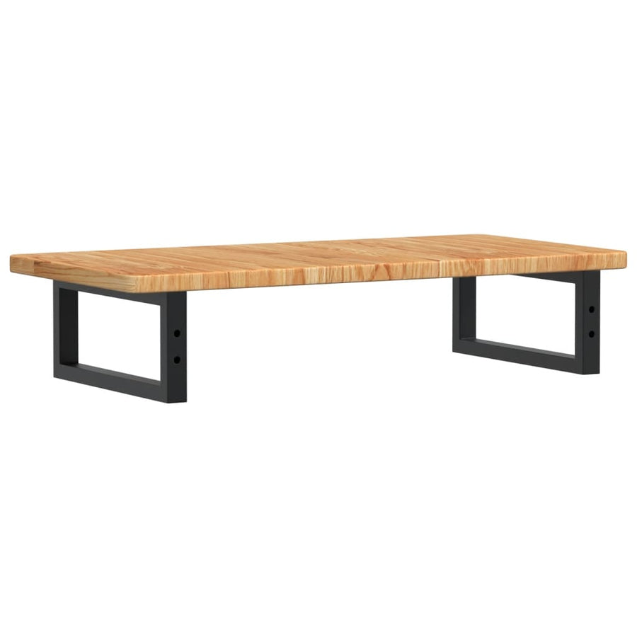 Badkamer wandschap staal en massief eikenhout