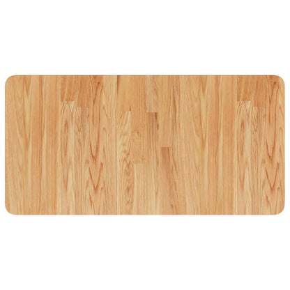 Badkamer wandschap staal en massief eikenhout