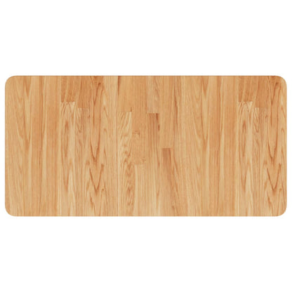 Badkamer wandschap staal en massief eikenhout
