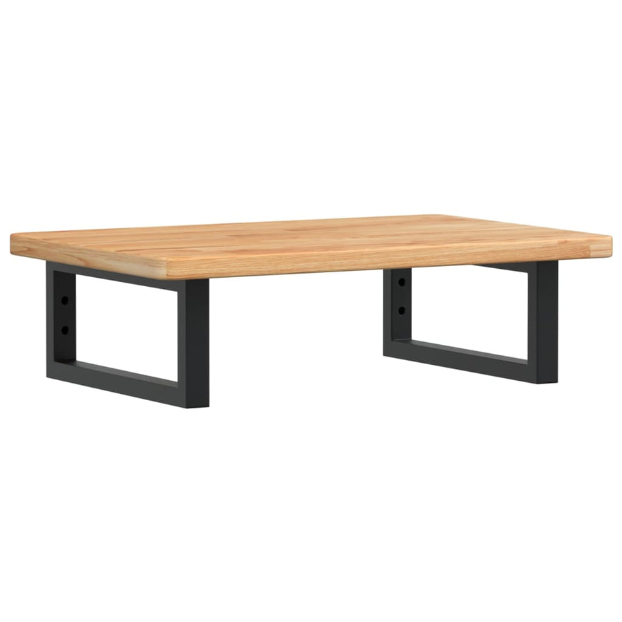 Badkamer wandschap staal en massief eikenhout