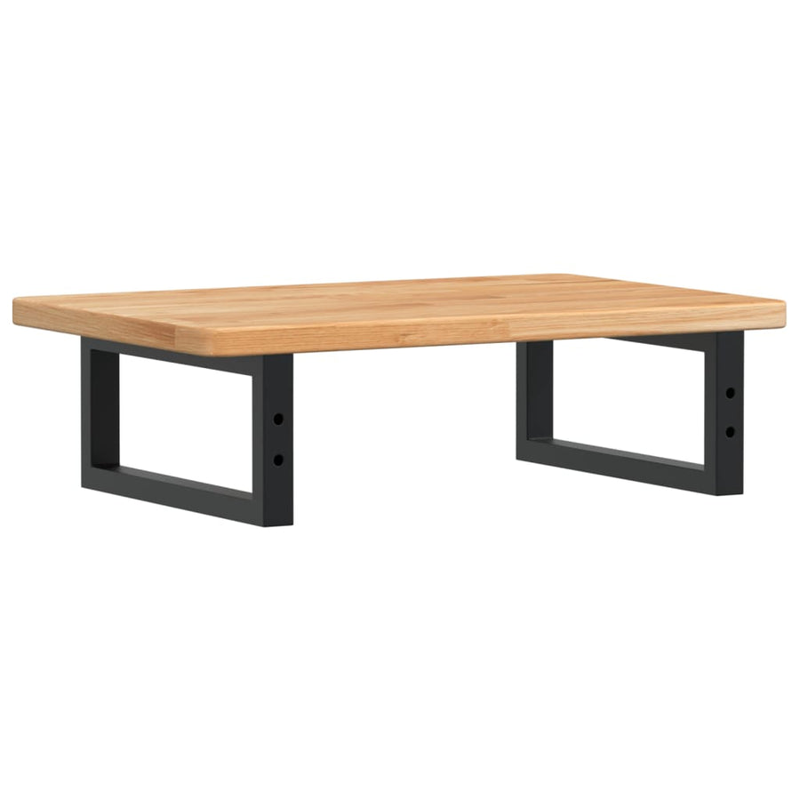 Badkamer wandschap staal en massief eikenhout