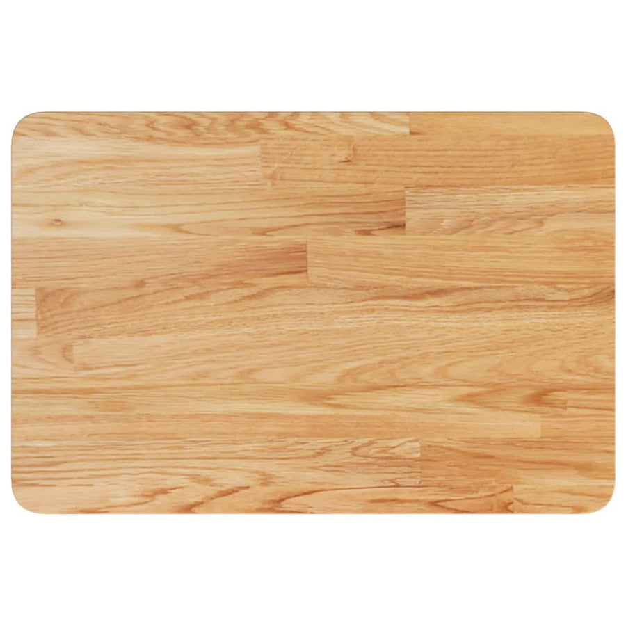 Badkamer wandschap staal en massief eikenhout