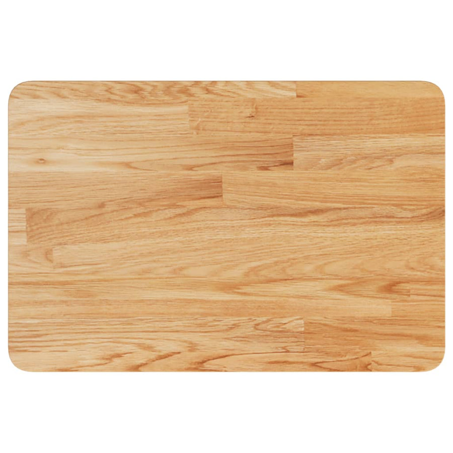 Badkamer wandschap staal en massief eikenhout