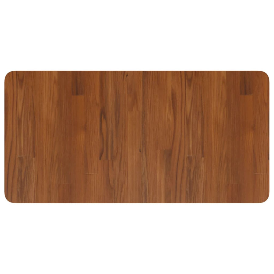 Badkamer wandschap staal en massief eikenhout