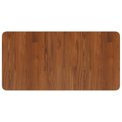 Badkamer wandschap staal en massief eikenhout