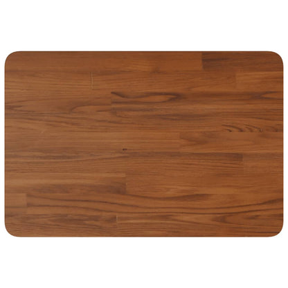 Badkamer wandschap staal en massief eikenhout