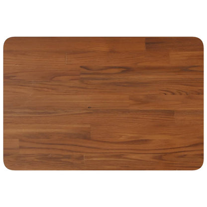 Badkamer wandschap staal en massief eikenhout