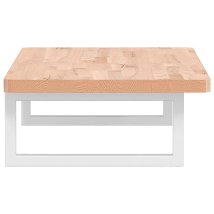 Badkamer wandschap staal en massief beukenhout