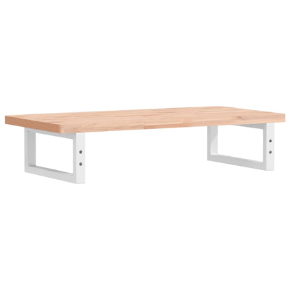 Badkamer wandschap staal en massief beukenhout