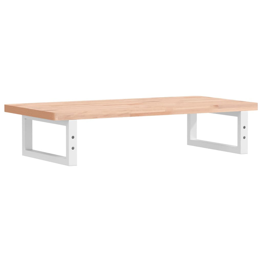 Badkamer wandschap staal en massief beukenhout