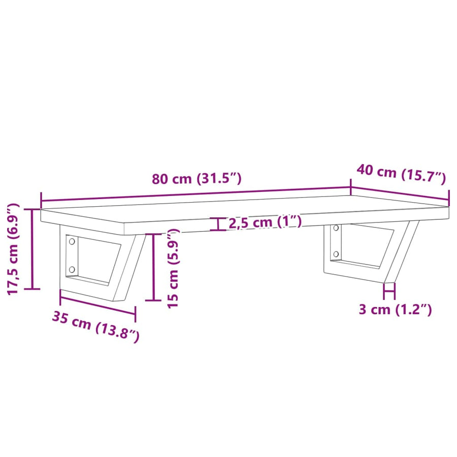 Badkamer wandschap staal en massief beukenhout
