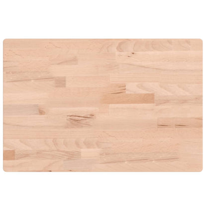 Badkamer Wandschap Staal En Massief Beukenhout 1 60 x 40 x 2.5 cm Bruin en zwart