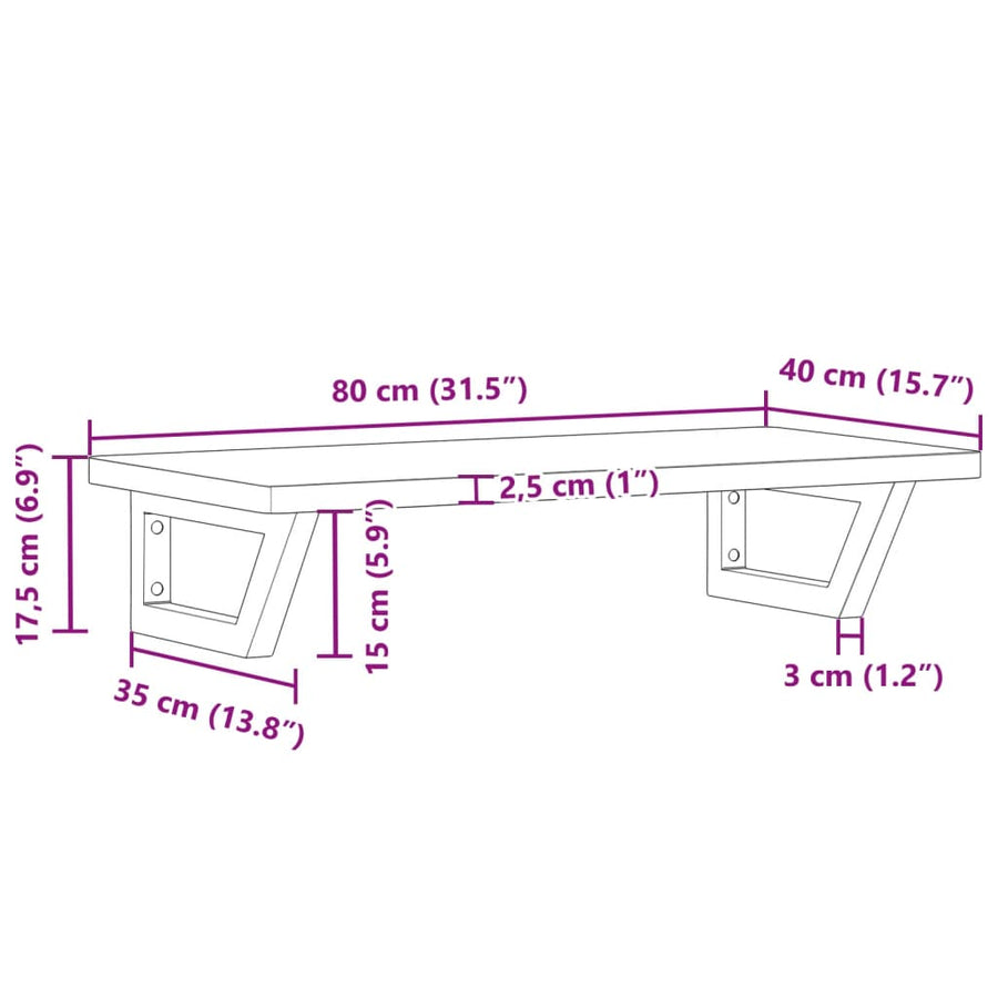 Badkamer wandschap staal en massief beukenhout