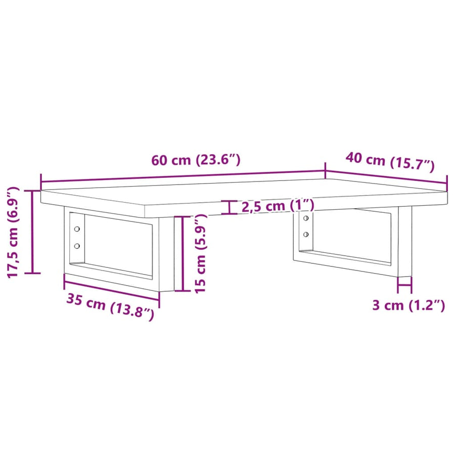 Badkamer wandschap staal en massief beukenhout