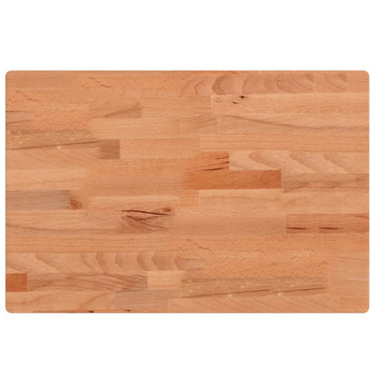 Badkamer wandschap staal en massief beukenhout