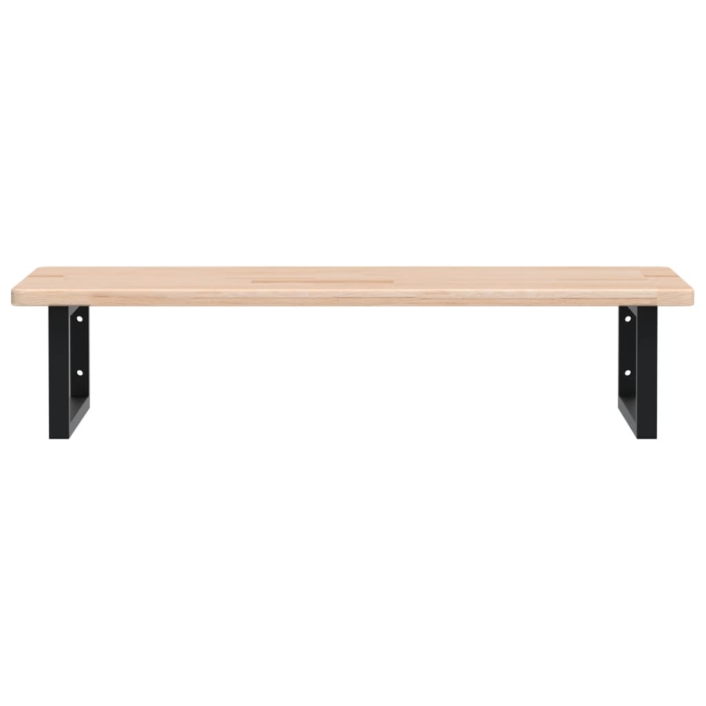 Badkamer wandschap staal en massief eikenhout