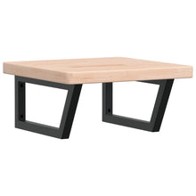 Badkamer wandschap staal en massief eikenhout