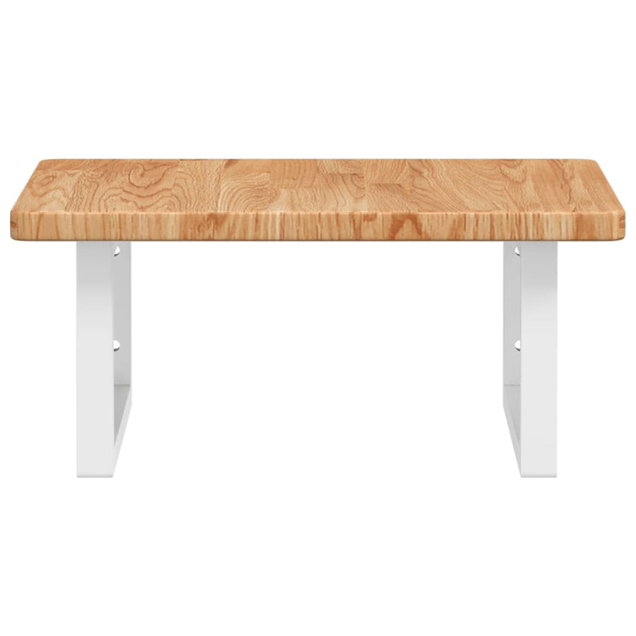 Badkamer Wandschap Staal En Massief Eikenhout 1