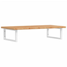 Badkamer Wandschap Staal En Massief Eikenhout 1