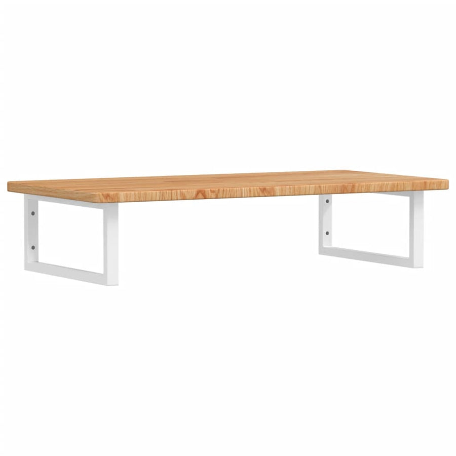 Badkamer Wandschap Staal En Massief Eikenhout 1