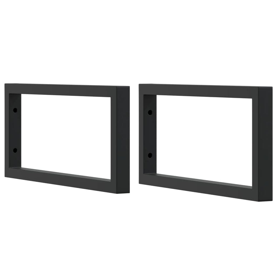 Badkamer Wandschap Staal En Massief Eikenhout 1 50 x 50 x 2.5 cm Donkerbruin en zwart